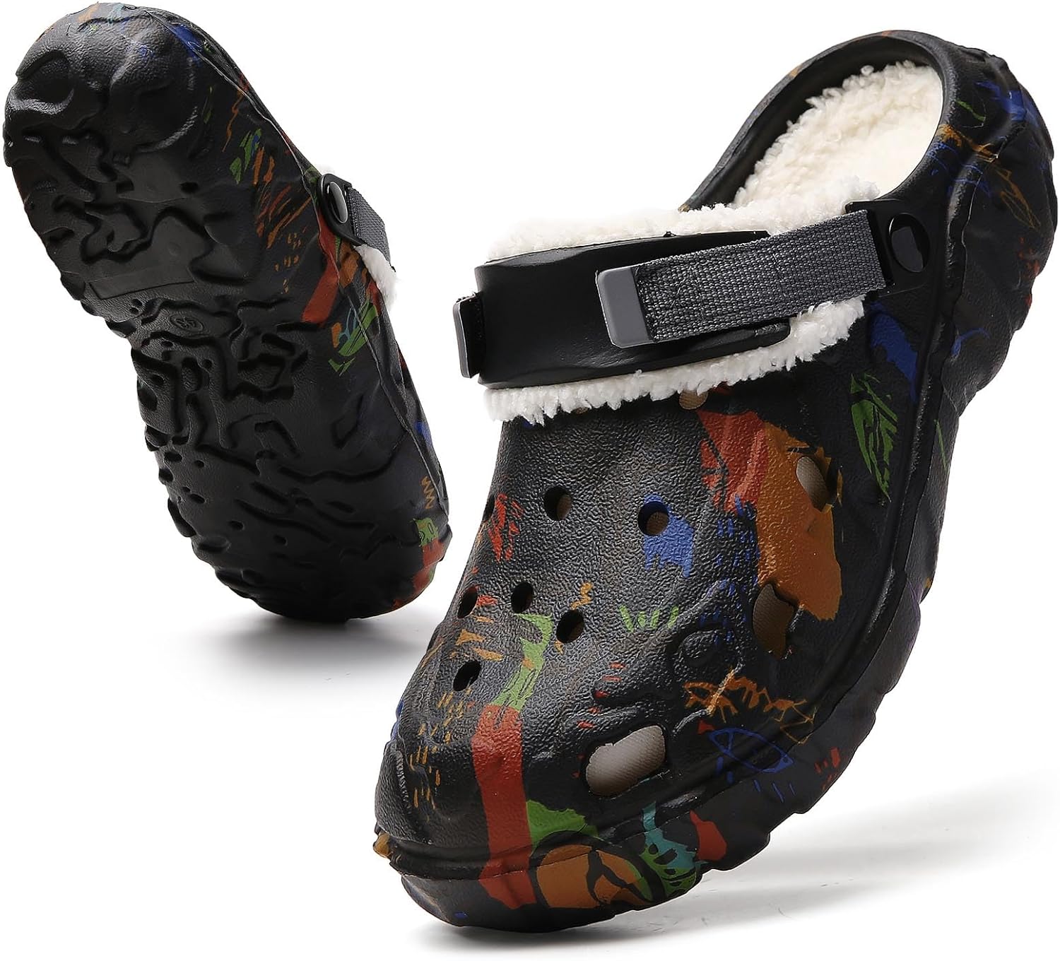 Мужские утепленные сабо с мехом, пушистые водонепроницаемые садовые туфли, зимние теплые домашние тапочки для дома и улицы Meidiastra, черный
Мужские утепленные сабо с мехом, пушистые водонепроницаемые садовые туфли, зимние теплые домашние тапочки для дома и улицы Meidiastra, черный