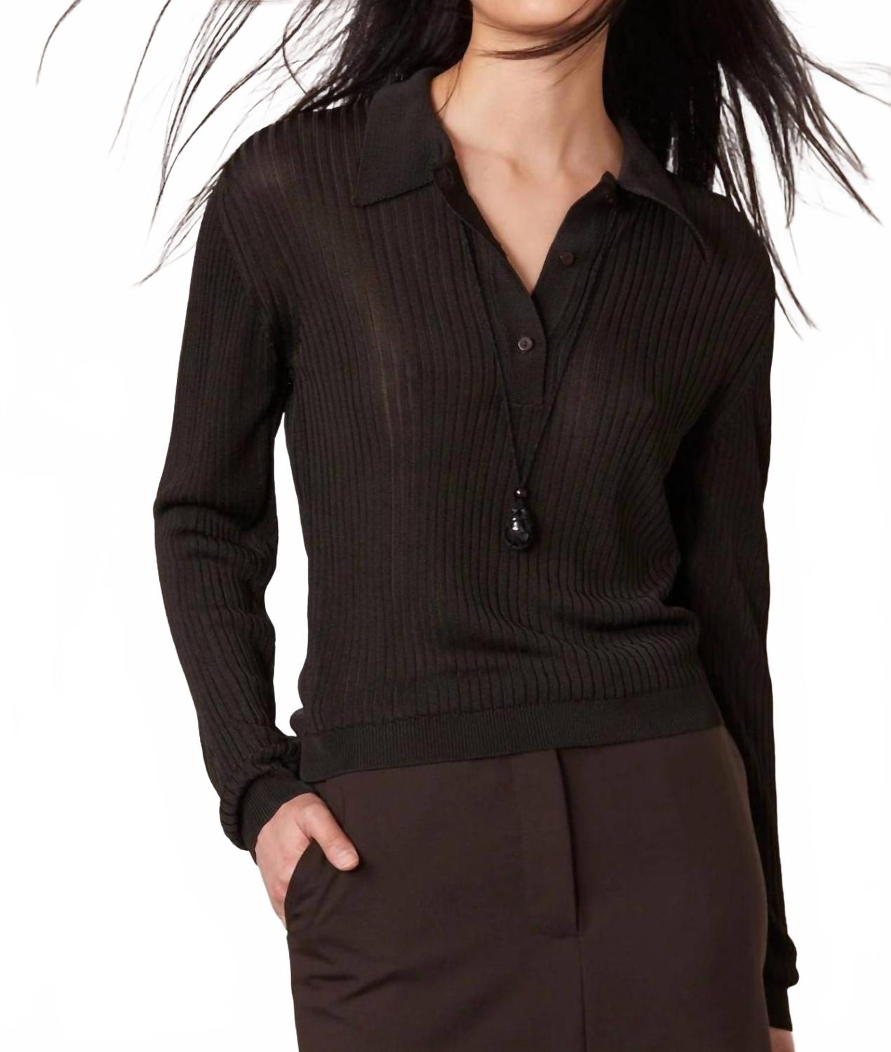 Рубашка-поло Jana Ribbed, цвет Dark Coffee Officine Générale, Dark Coffee
Рубашка-поло Jana Ribbed, цвет Dark Coffee Officine Générale, Dark Coffee