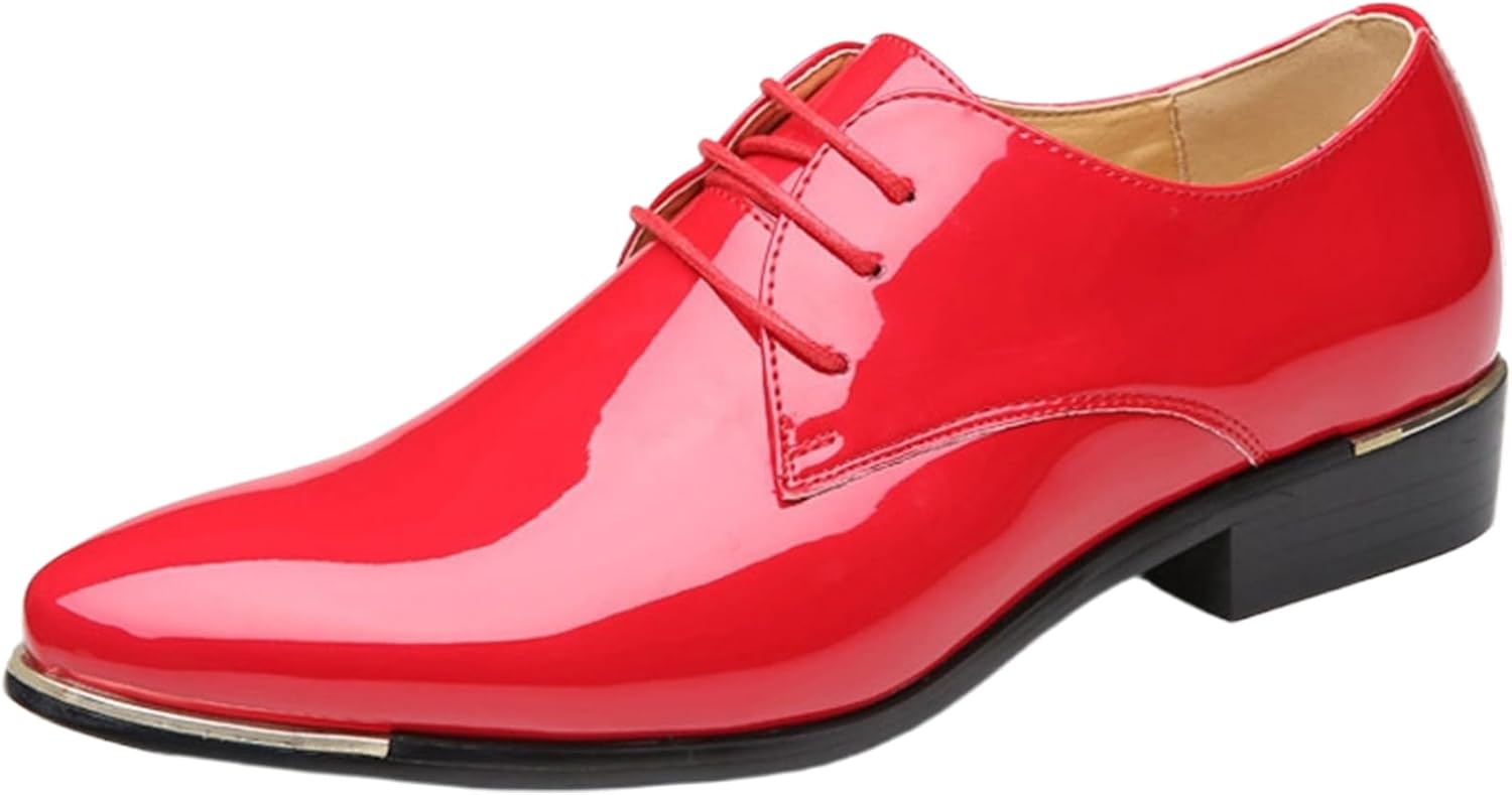 Мужские офисные туфли ADMLZQQ, повседневные лакированные туфли для бизнеса и официальных мероприятий, красный
Мужские офисные туфли ADMLZQQ, повседневные лакированные туфли для бизнеса и официальных мероприятий, красный
