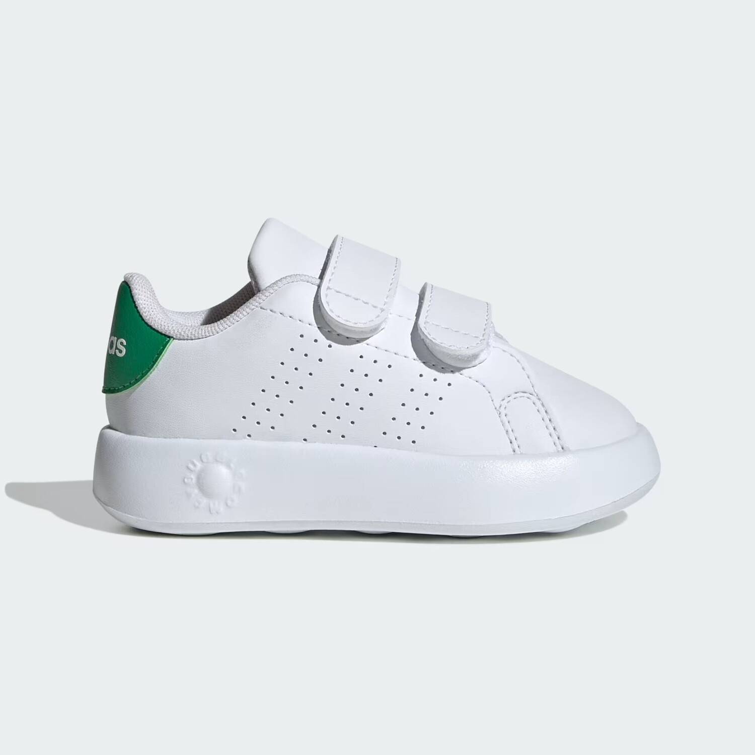 Детская обувь Advantage Adidas, цвет Cloud White/Cloud White/Green
Детская обувь Advantage Adidas, цвет Cloud White/Cloud White/Green