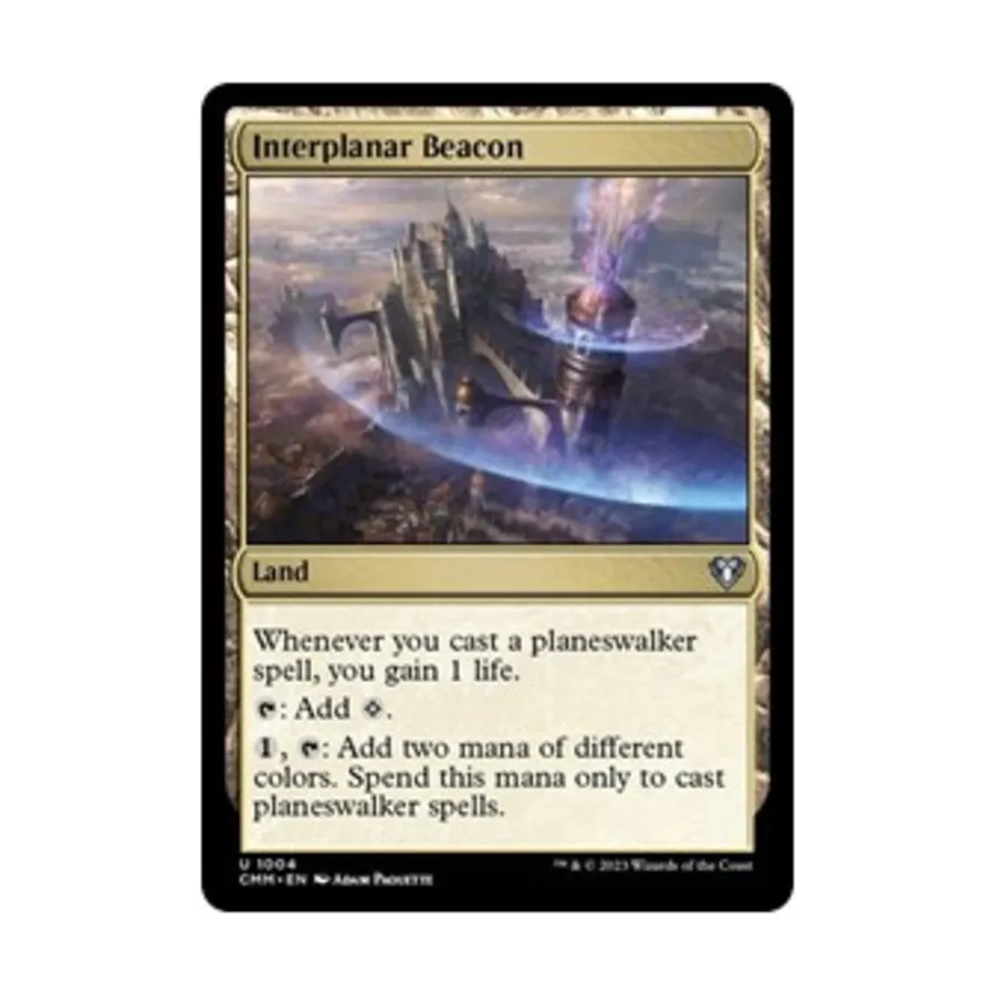 CCG Межплоскостной маяк (U), MTG - Commander Masters
CCG Межплоскостной маяк (U), MTG - Commander Masters