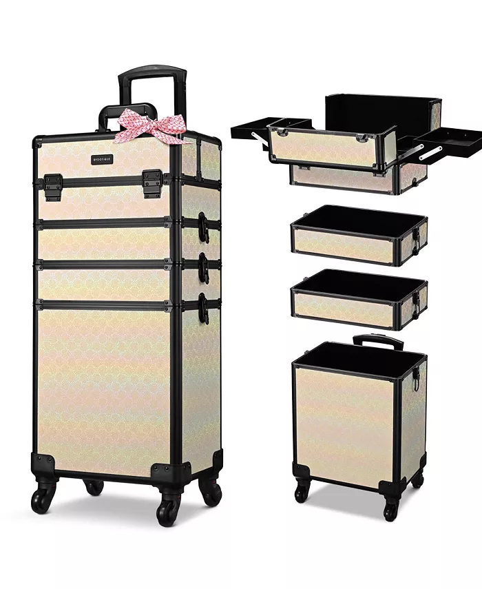 4-в-1 выдвижной косметический чемодан-органайзер для макияжа Blush ForgetMeNot Byootique, коричневый/бежевый
4-в-1 выдвижной косметический чемодан-органайзер для макияжа Blush ForgetMeNot Byootique, коричневый/бежевый