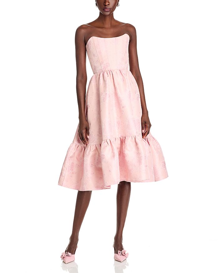 Платье Virginia без бретелек с оборками по подолу V. Chapman, розовый
Платье Virginia без бретелек с оборками по подолу V. Chapman, розовый