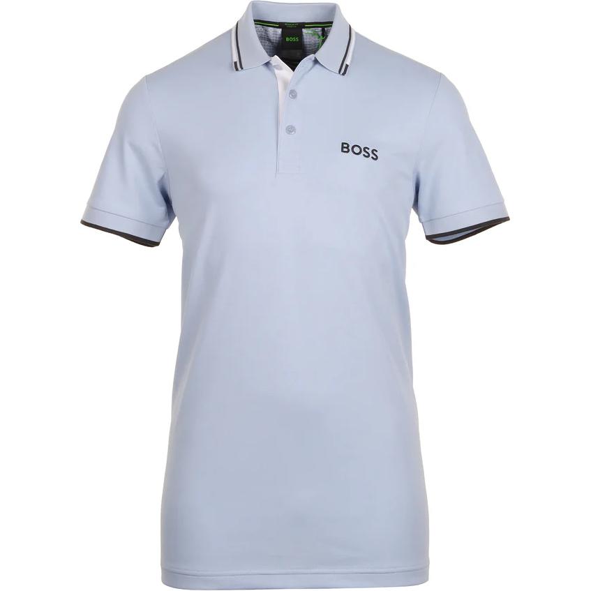 Поло с вышитым логотипом босса HUGO BOSS, синий
Поло с вышитым логотипом босса HUGO BOSS, синий