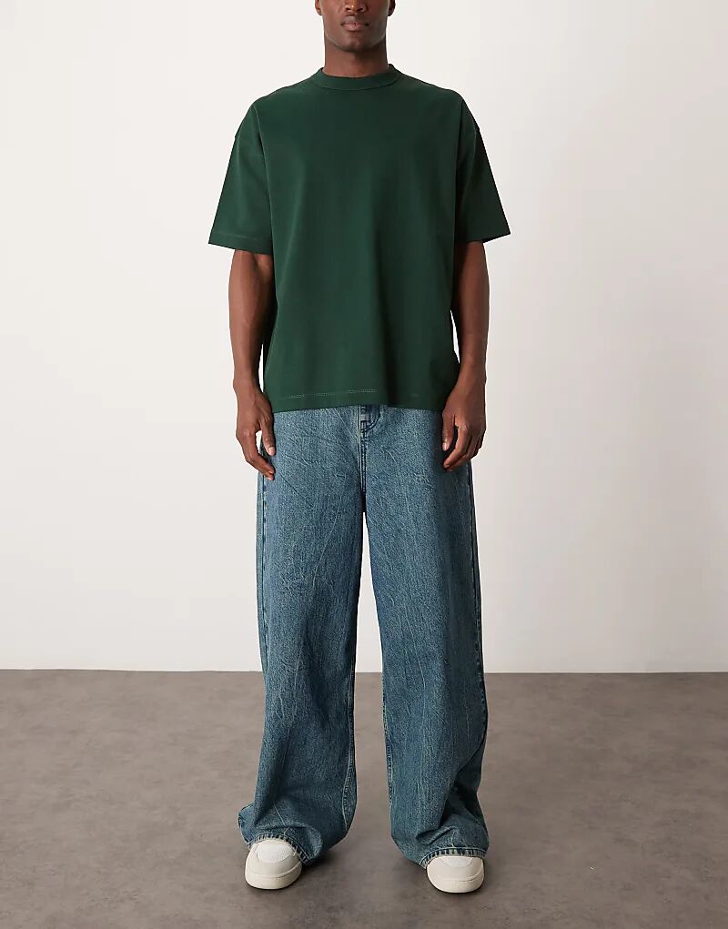 Джинсы свободного кроя с низкой посадкой и широким подолом, насыщенного мраморно-синего цвета ASOS DESIGN
Джинсы свободного кроя с низкой посадкой и широким подолом, насыщенного мраморно-синего цвета ASOS DESIGN