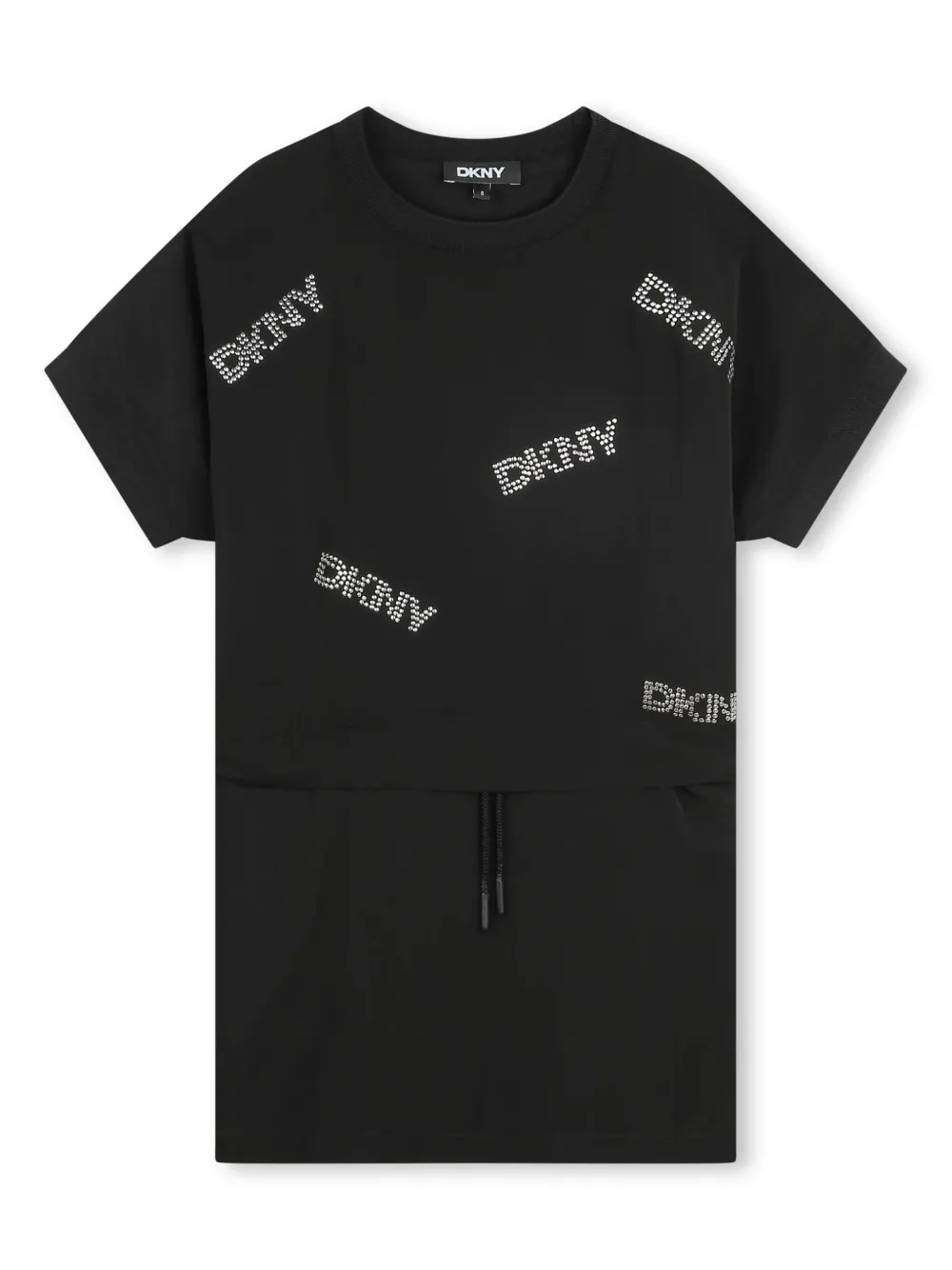 Декорированное платье-рубашка Dkny Kids, черный
Декорированное платье-рубашка Dkny Kids, черный