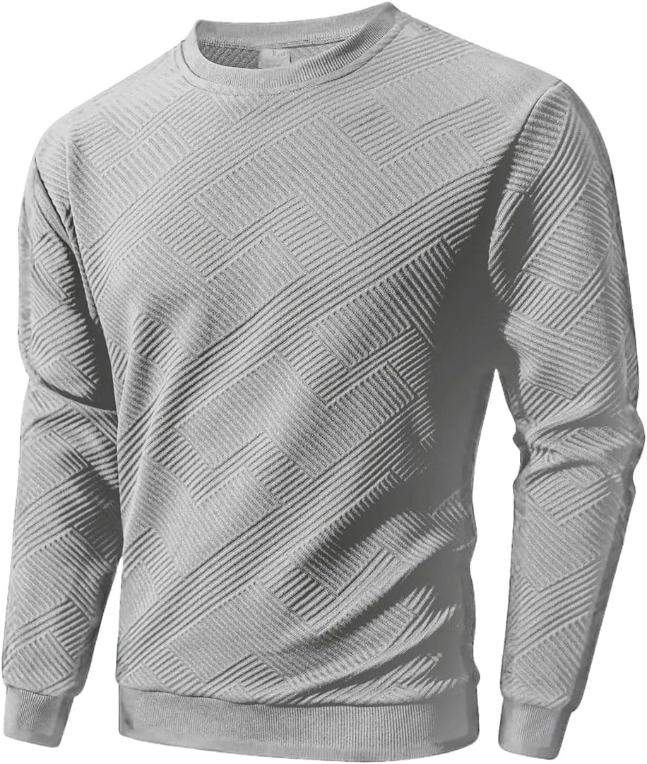 Мужской свитер с круглым вырезом для активного отдыха
Мужской свитер с круглым вырезом для активного отдыха