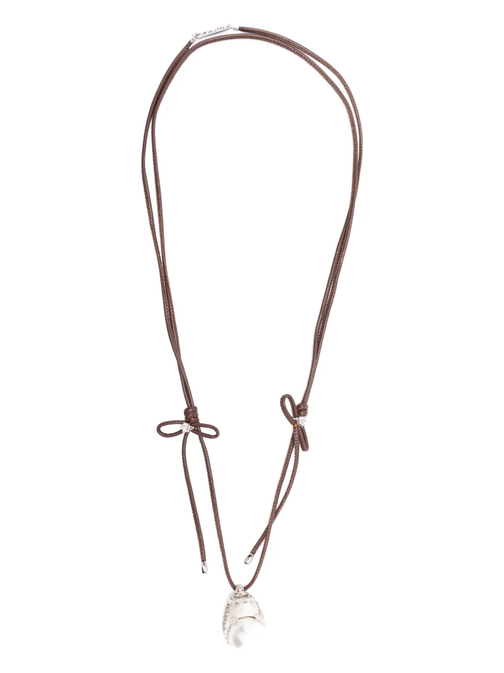 Ожерелье из жемчуга «Ежик» YVMIN, коричневый 
Ожерелье из жемчуга «Ежик» YVMIN, коричневый
