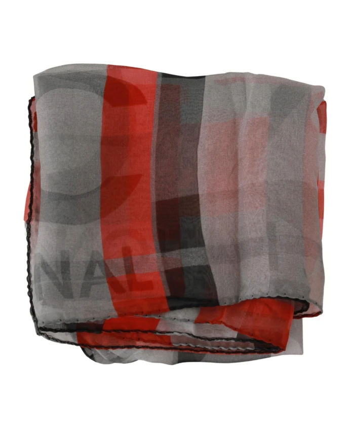 Шелковый шарф бандана Costume National, серый
Шелковый шарф бандана Costume National, серый