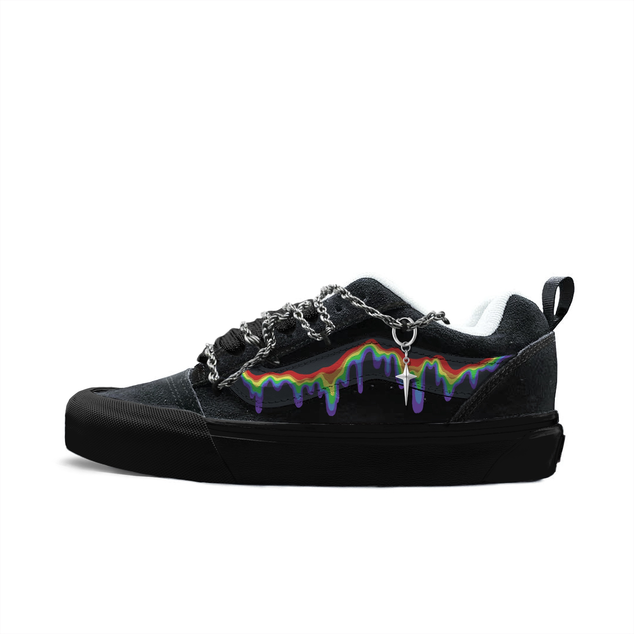 Vans Knu Skool устойчивые к истиранию низкие кроссовки для скейтбординга Unisex Black
Vans Knu Skool устойчивые к истиранию низкие кроссовки для скейтбординга Unisex Black