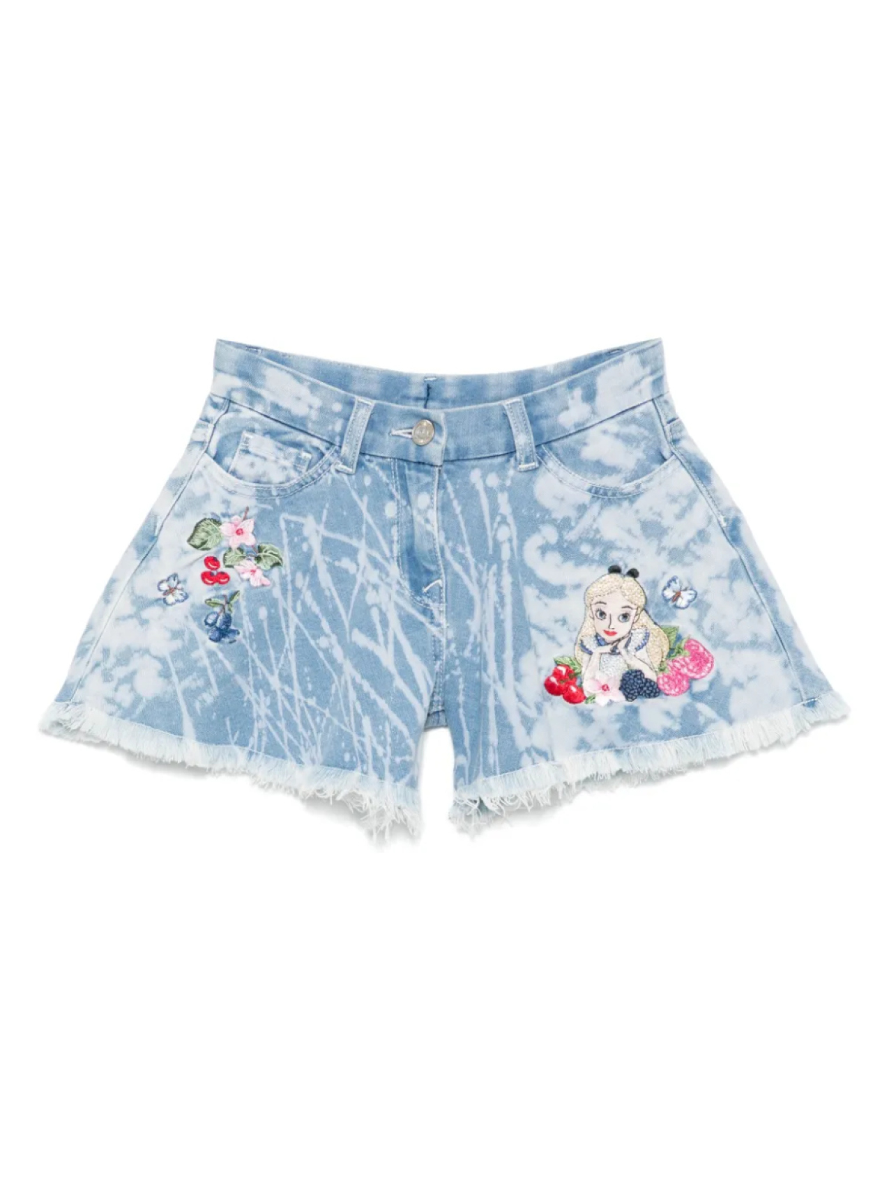 Шорты из коллаборации с Disney Monnalisa, синий 
Шорты из коллаборации с Disney Monnalisa, синий