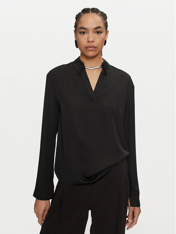 Блуза стандартного кроя Calvin Klein, черный
Блуза стандартного кроя Calvin Klein, черный