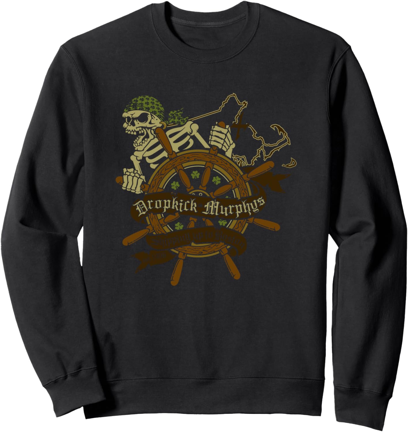 Официальная продукция Dropkick Murphys - толстовка с доставкой в Бостон, черный
Официальная продукция Dropkick Murphys - толстовка с доставкой в Бостон, черный