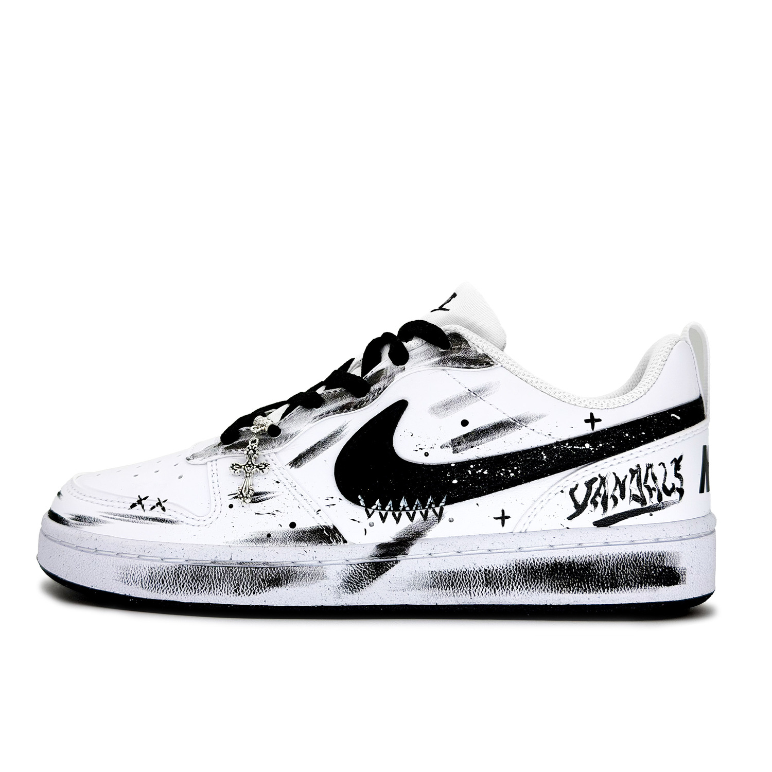 Court Borough Ink Splatter Graffiti, вдохновленные попкорном, износостойкая искусственная кожа, низкие Nike, черный
Court Borough Ink Splatter Graffiti, вдохновленные попкорном, износостойкая искусственная кожа, низкие Nike, черный