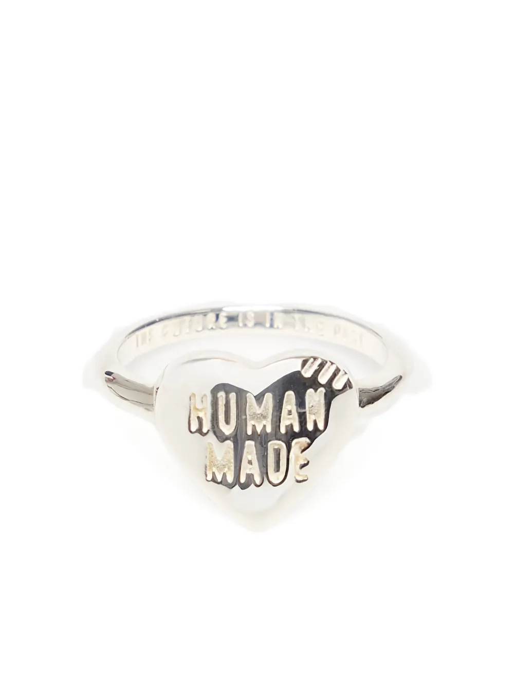 Серебряное кольцо с сердцем Human Made
Серебряное кольцо с сердцем Human Made