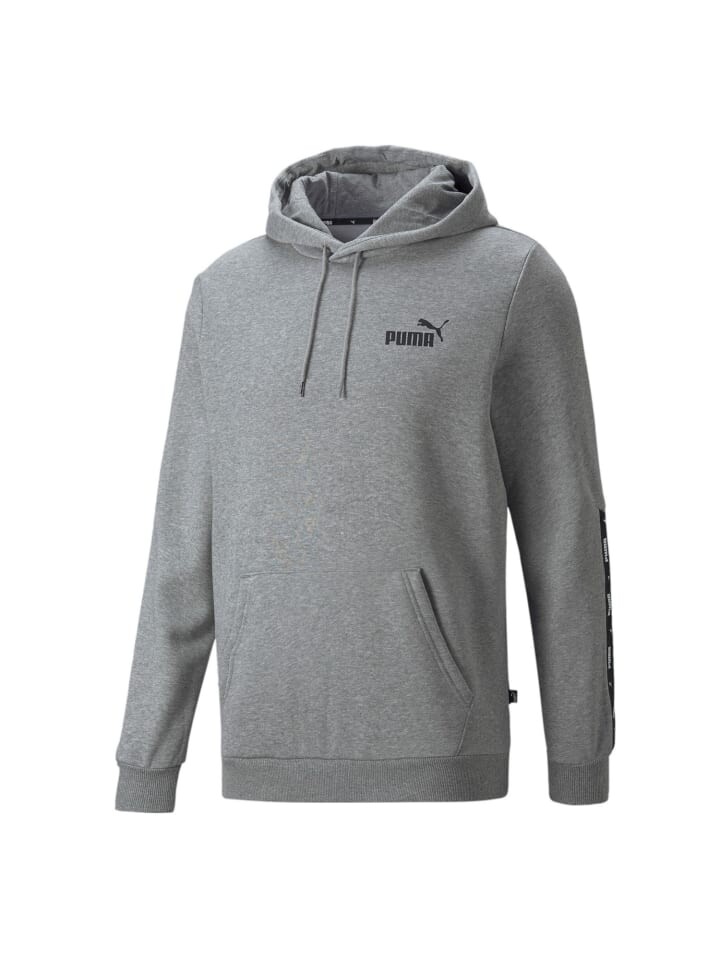 Пуловер Puma Pullover Hoodie ESS+Tape FL, серый 
Пуловер Puma Pullover Hoodie ESS+Tape FL, серый