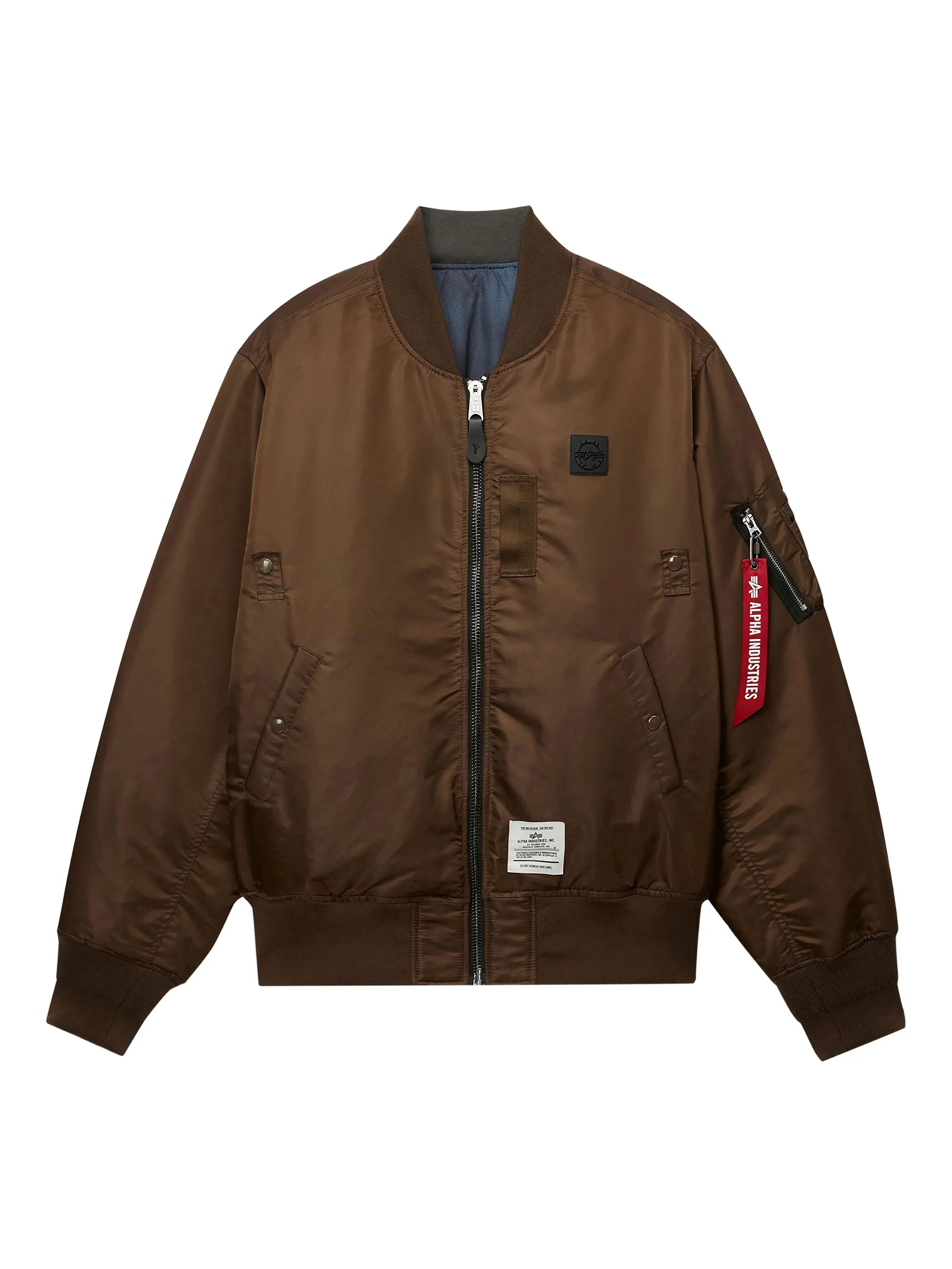 Бомбер с нашивкой-логотипом Alpha Industries, синий
Бомбер с нашивкой-логотипом Alpha Industries, синий