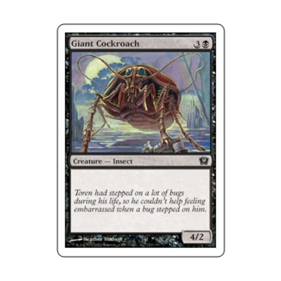 CCG Гигантский таракан (С), MTG - 9th Edition
CCG Гигантский таракан (С), MTG - 9th Edition