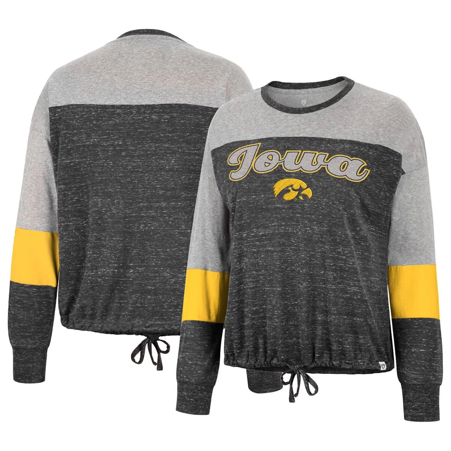 Женская футболка Colosseum Black Iowa Hawkeyes Joanna с длинными рукавами и завязкой спереди Colosseum
Женская футболка Colosseum Black Iowa Hawkeyes Joanna с длинными рукавами и завязкой спереди Colosseum