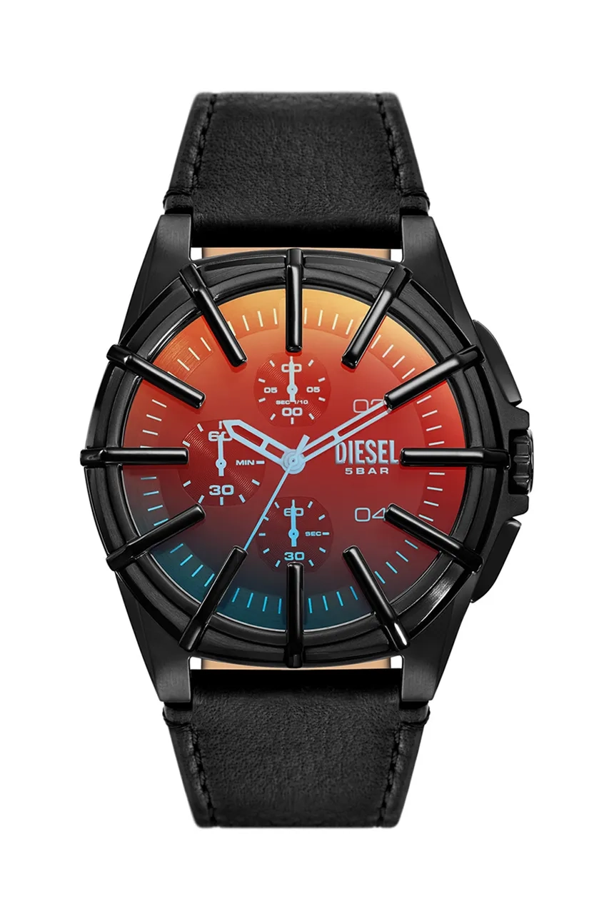 Часы с хронографом в оправе Diesel, черный
Часы с хронографом в оправе Diesel, черный