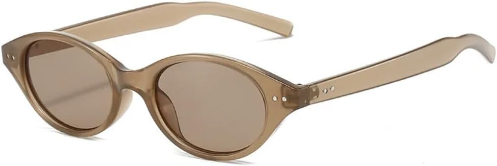 Солнцезащитные очки с защитой UV400 | Маленькие овальные, однотонные, с заклепками | Для женщин и мужчин, для занятий спортом на открытом воздухе и путешествий DSVIGF, Khaki
Солнцезащитные очки с защитой UV400 | Маленькие овальные, однотонные, с заклепками | Для женщин и мужчин, для занятий спортом на открытом воздухе и путешествий DSVIGF, Khaki