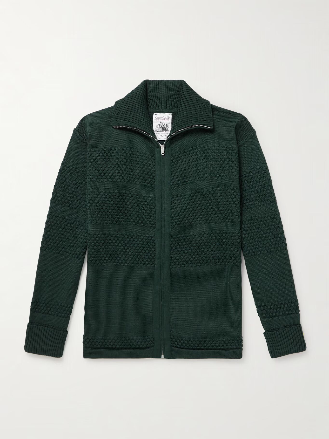 Кардиган на молнии из натуральной шерсти S.N.S. HERNING, зеленый
Кардиган на молнии из натуральной шерсти S.N.S. HERNING, зеленый