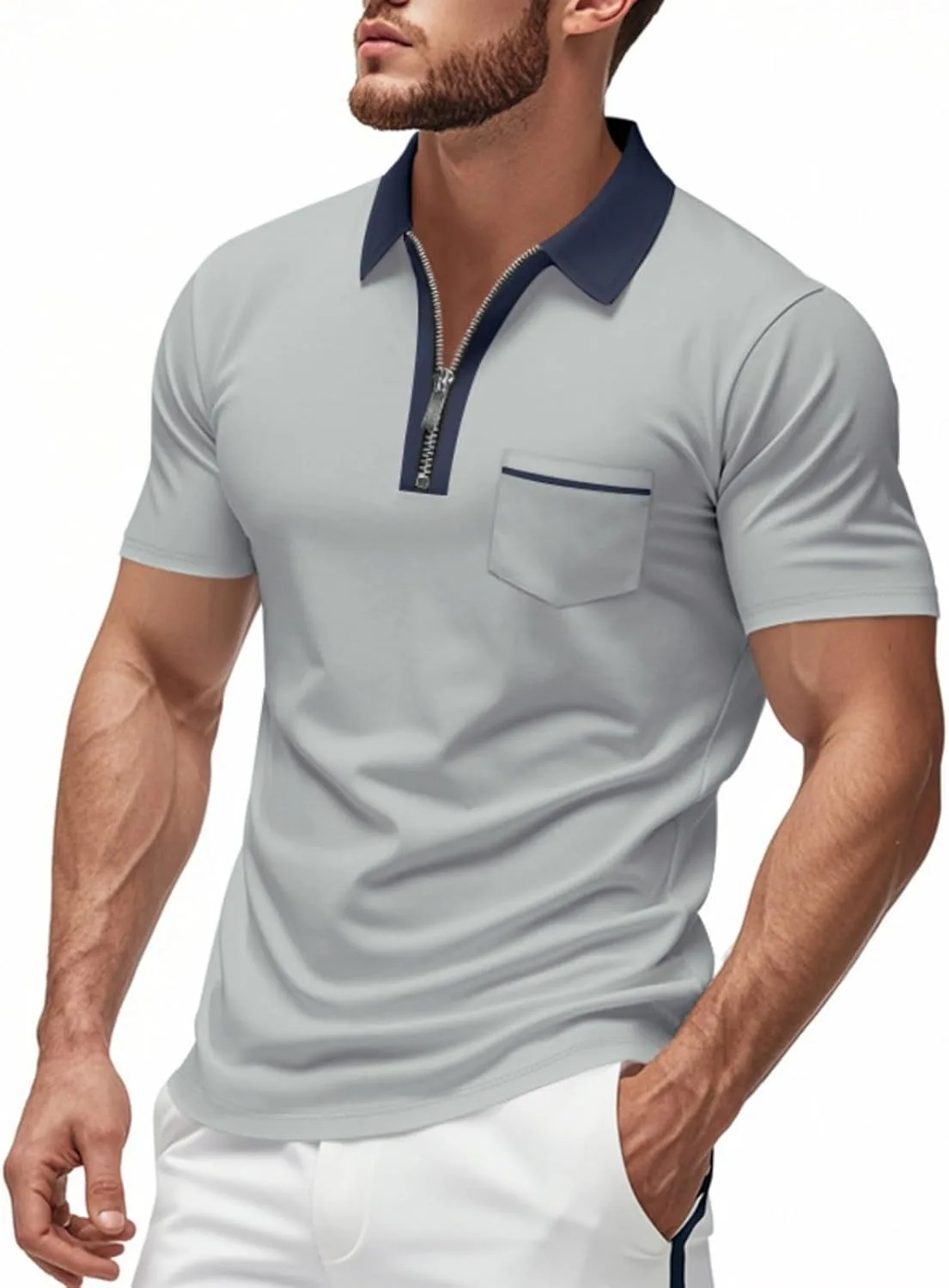 Футболка-поло с карманом, M-3XL
Футболка-поло с карманом, M-3XL