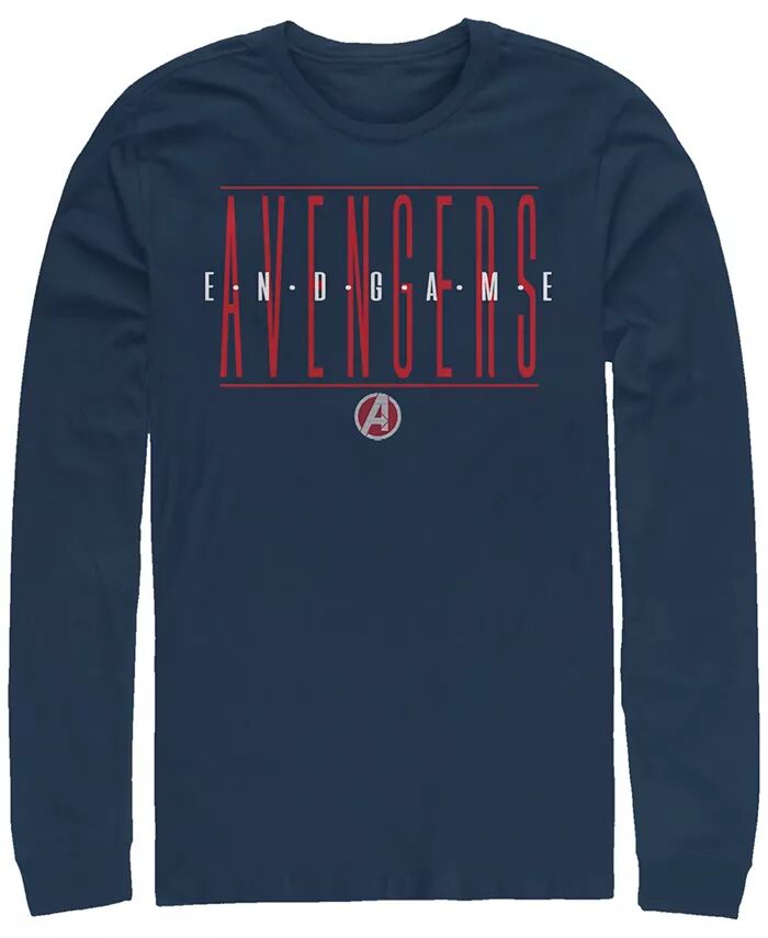 Мужская футболка с длинным рукавом с логотипом Marvel Avengers Endgame Fifth Sun, синий
Мужская футболка с длинным рукавом с логотипом Marvel Avengers Endgame Fifth Sun, синий