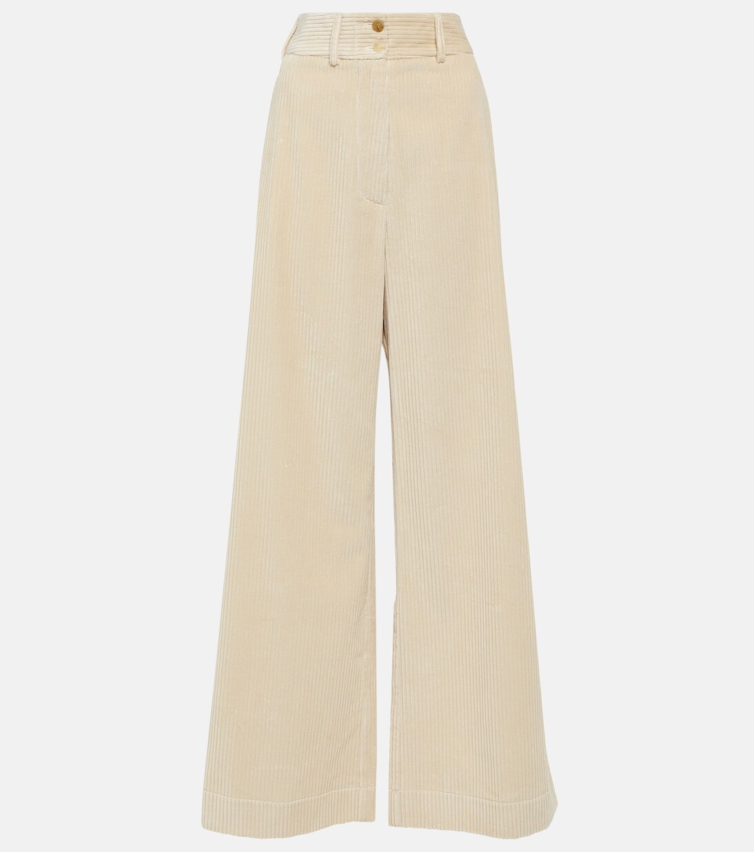 Широкие брюки из хлопкового вельвета с высокой посадкой Etro, белый
Широкие брюки из хлопкового вельвета с высокой посадкой Etro, белый