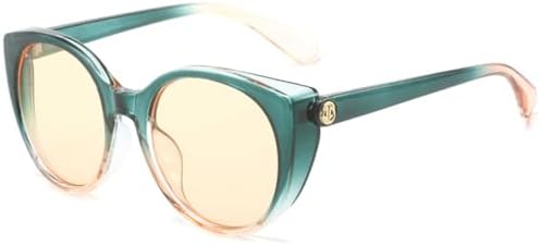 Винтажные солнцезащитные очки для женщин, круглые женские солнцезащитные очки с градиентным линзовым покрытием, мужские очки с защитой от УФ-излучения UV400 MTZJH, Green Champagne
Винтажные солнцезащитные очки для женщин, круглые женские солнцезащитные очки с градиентным линзовым покрытием, мужские очки с защитой от УФ-излучения UV400 MTZJH, Green Champagne