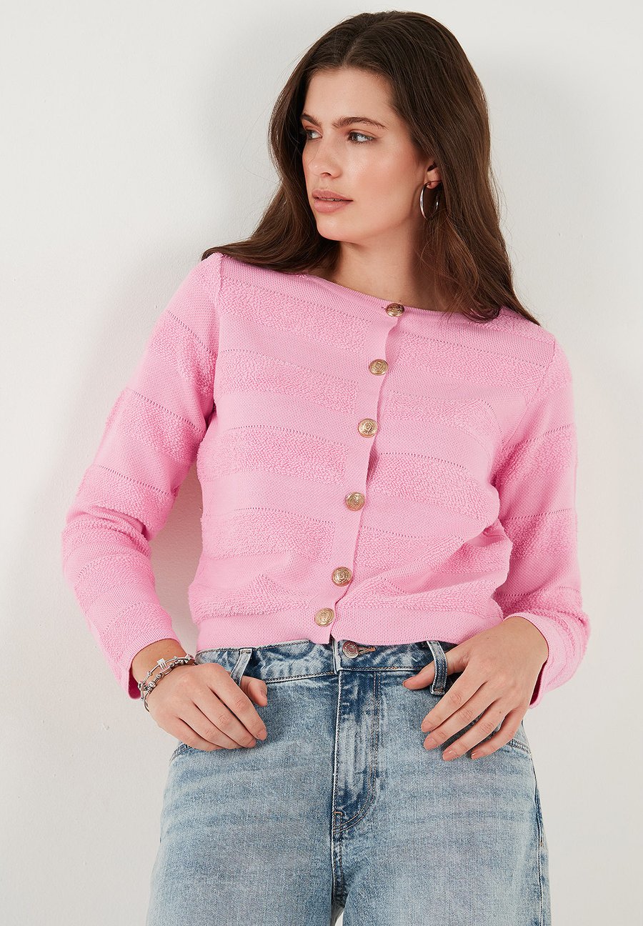 Кардиган LELA REGULAR FIT, Pink Melange/Pink
Кардиган LELA REGULAR FIT, Pink Melange/Pink