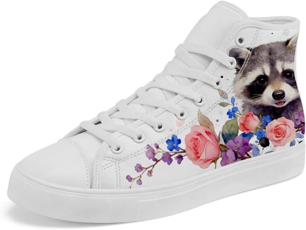 Кеды Raccoon высокие на шнуровке для женщин и мужчин, повседневные кеды Chebing, белый
Кеды Raccoon высокие на шнуровке для женщин и мужчин, повседневные кеды Chebing, белый