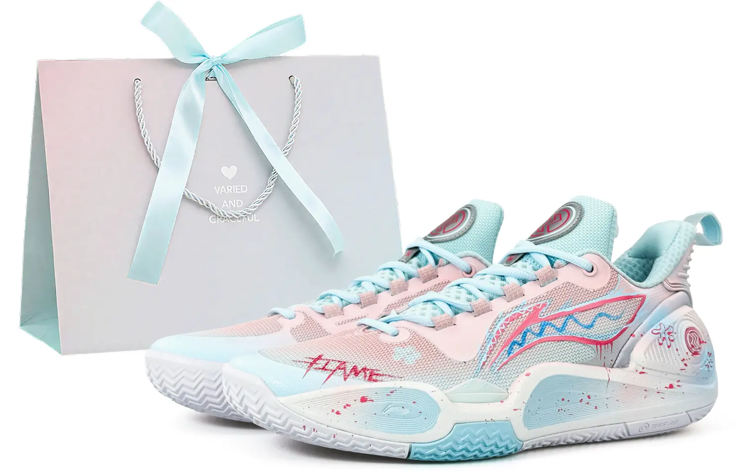 Speed 9 нескользящие, износостойкие, ударопрочные низкие баскетбольные кроссовки для мужчин light cyan LINING, Light Cyan
Speed 9 нескользящие, износостойкие, ударопрочные низкие баскетбольные кроссовки для мужчин light cyan LINING, Light Cyan