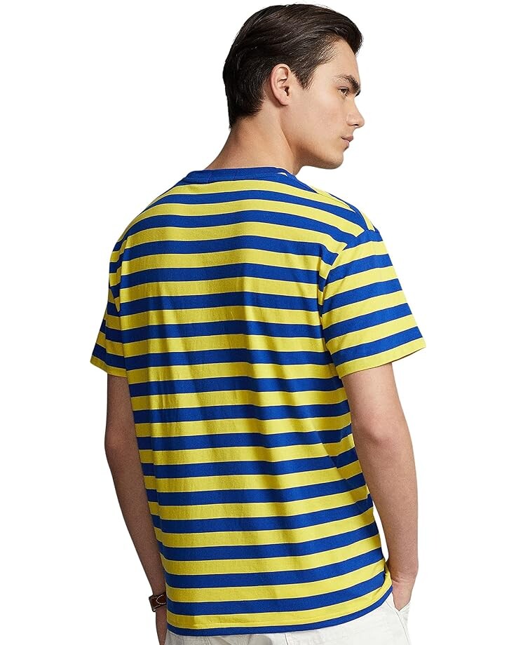 Футболка Polo Ralph Lauren Short Sleeve Striped Crew Neck T-Shirt, цвет Sapphire Star/Lemon Crush
Футболка Polo Ralph Lauren Short Sleeve Striped Crew Neck T-Shirt, цвет Sapphire Star/Lemon Crush
