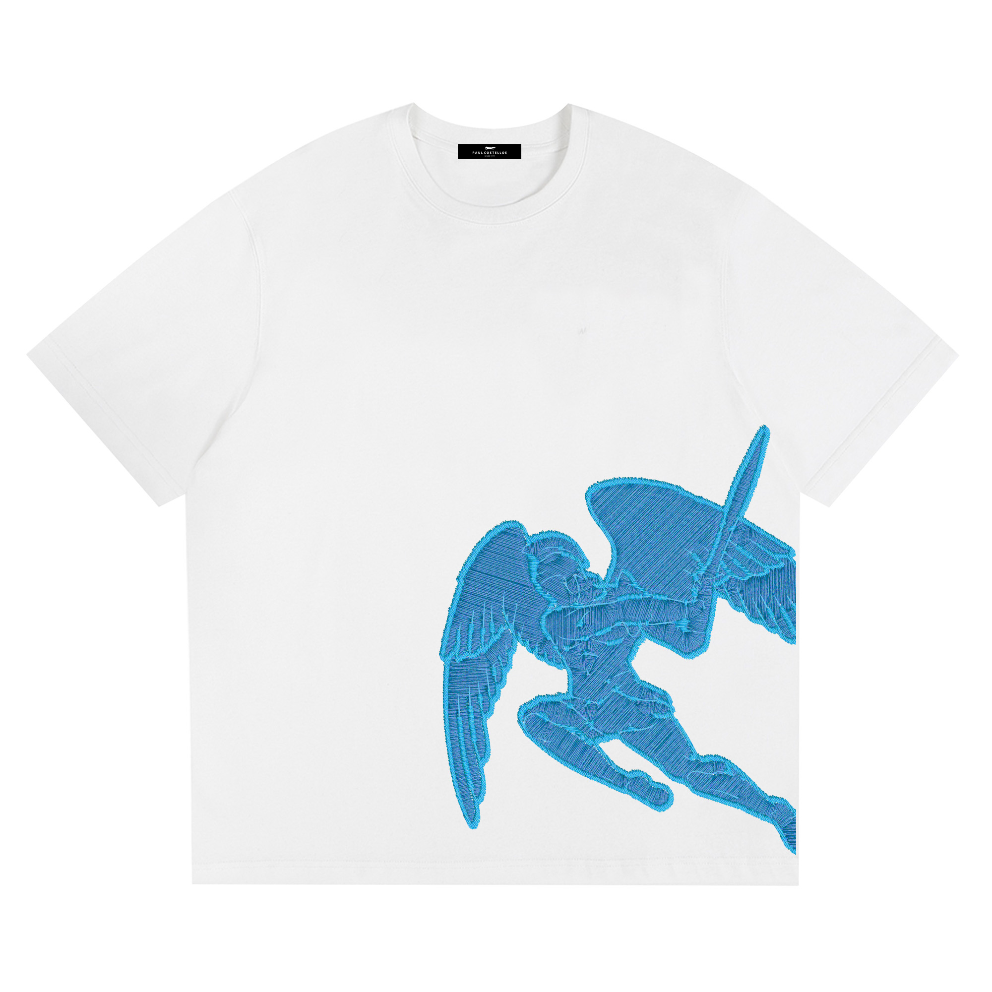 Футболка унисекс PAUL COSTELLOE, белый/синий
Футболка унисекс PAUL COSTELLOE, белый/синий