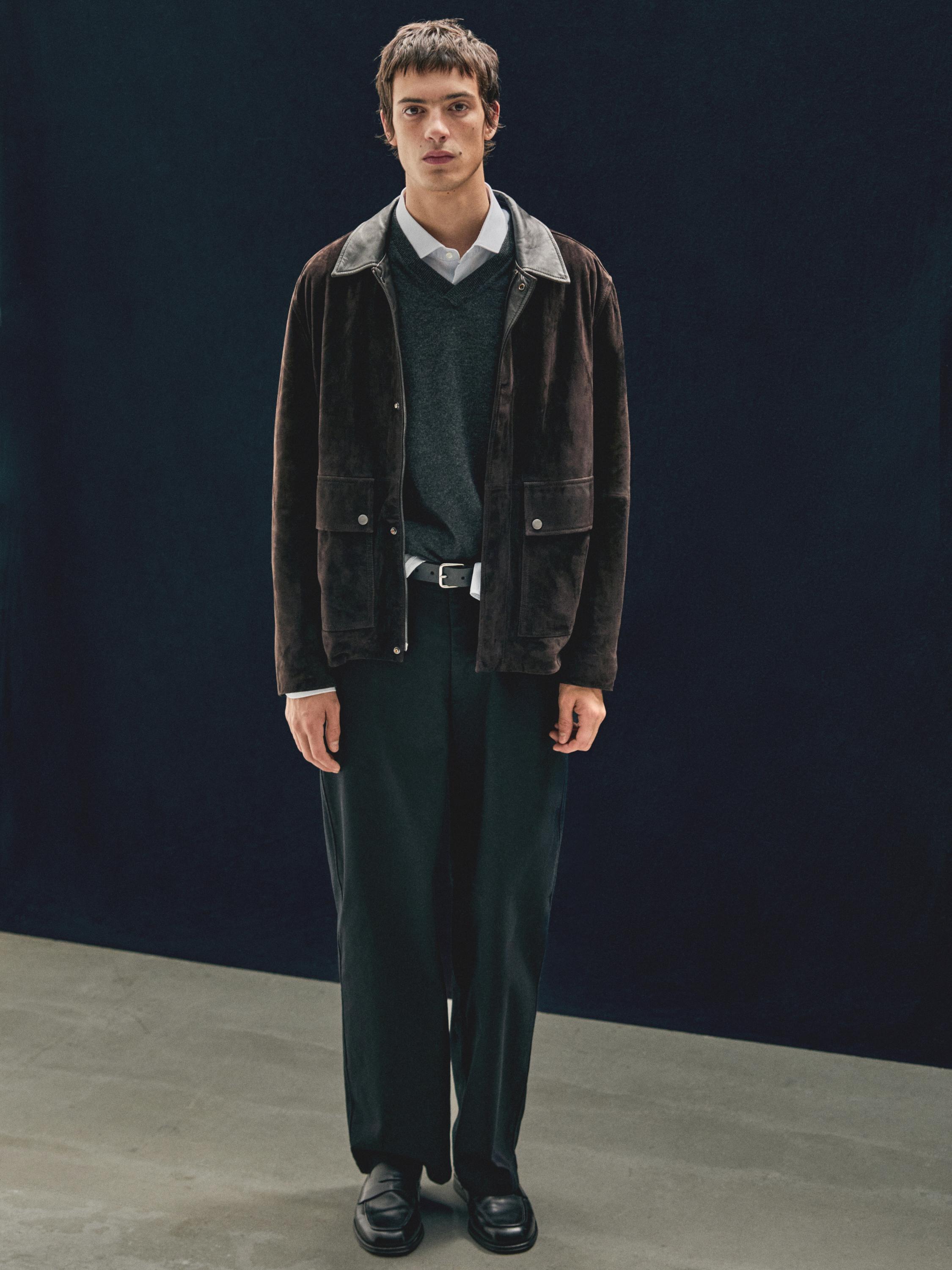 Ремень из кожи наппа с квадратной пряжкой Massimo Dutti, черный
Ремень из кожи наппа с квадратной пряжкой Massimo Dutti, черный