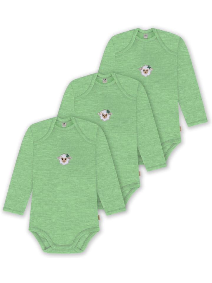 Normani Outdoor Sports Комплект из 3 детских боди с длинными рукавами из мериносовой шерсти, цвет Окленд, зеленый
Normani Outdoor Sports Комплект из 3 детских боди с длинными рукавами из мериносовой шерсти, цвет Окленд, зеленый