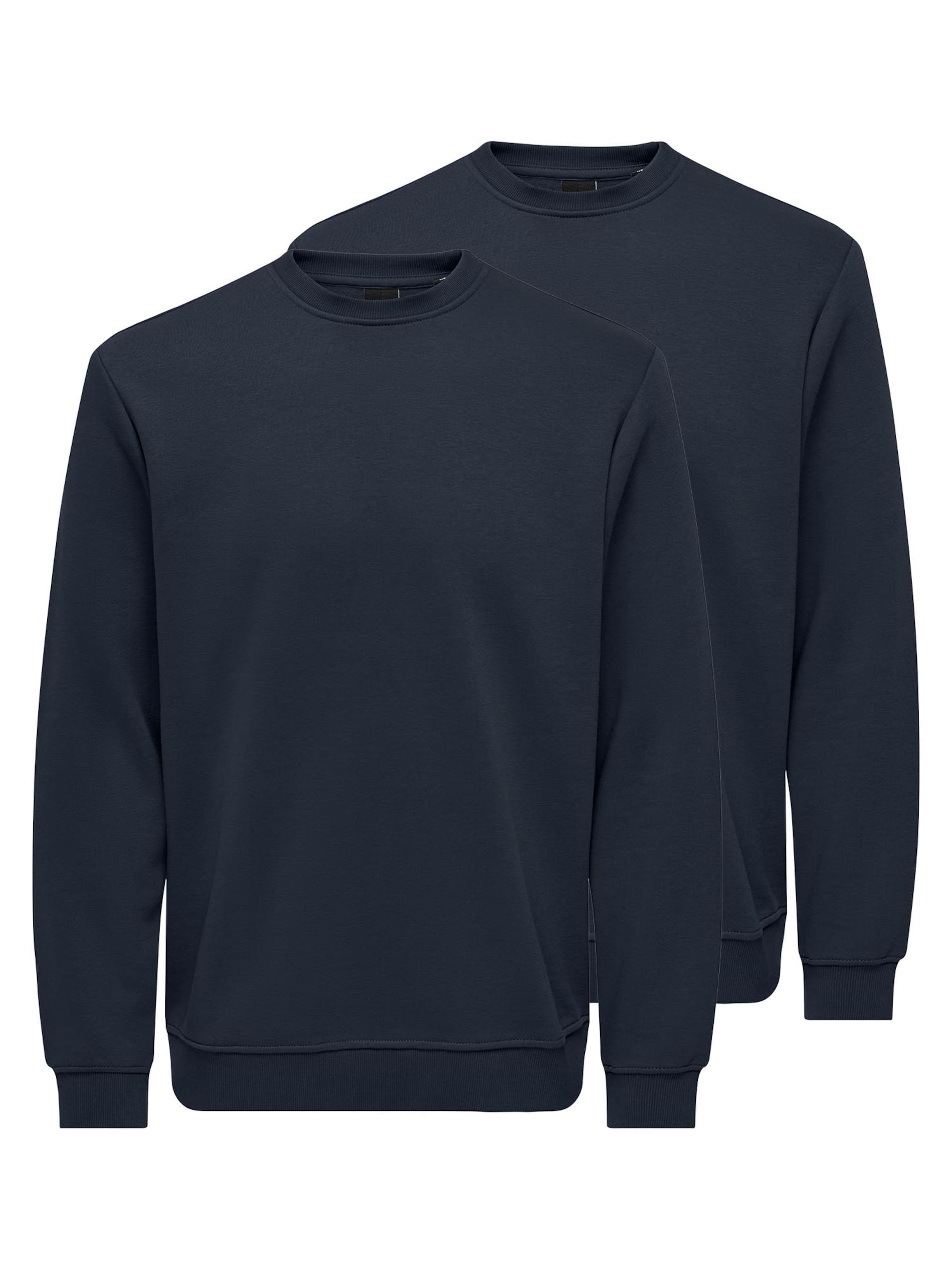 Only & Sons Свитшот 'Connor' в темно-синем цвете
Only & Sons Свитшот 'Connor' в темно-синем цвете