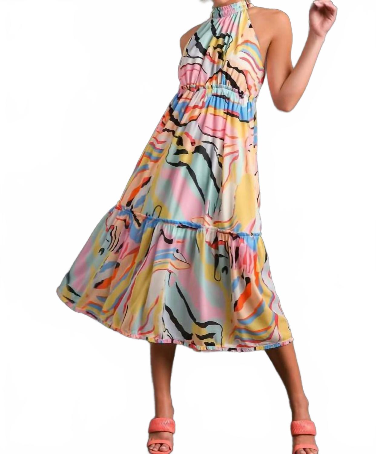 Арабелла Абстракт Миди платье в розовой гамме Le Superbe
Арабелла Абстракт Миди платье в розовой гамме Le Superbe