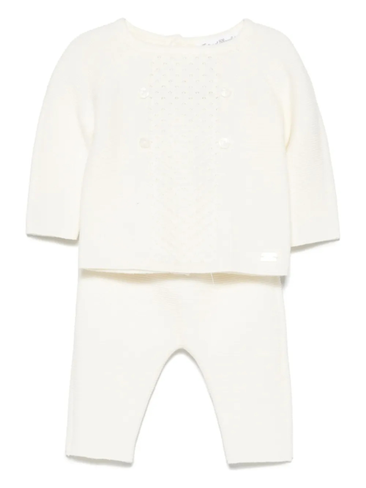 Комплект из топа и брюк Tartine Et Chocolat, белый
Комплект из топа и брюк Tartine Et Chocolat, белый