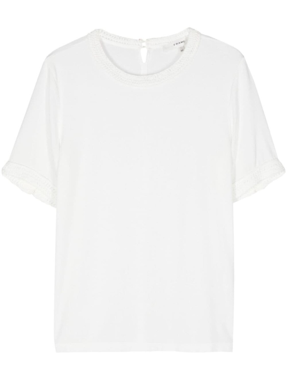 FRAME футболка с отделкой в технике кроше, белый
FRAME футболка с отделкой в технике кроше, белый