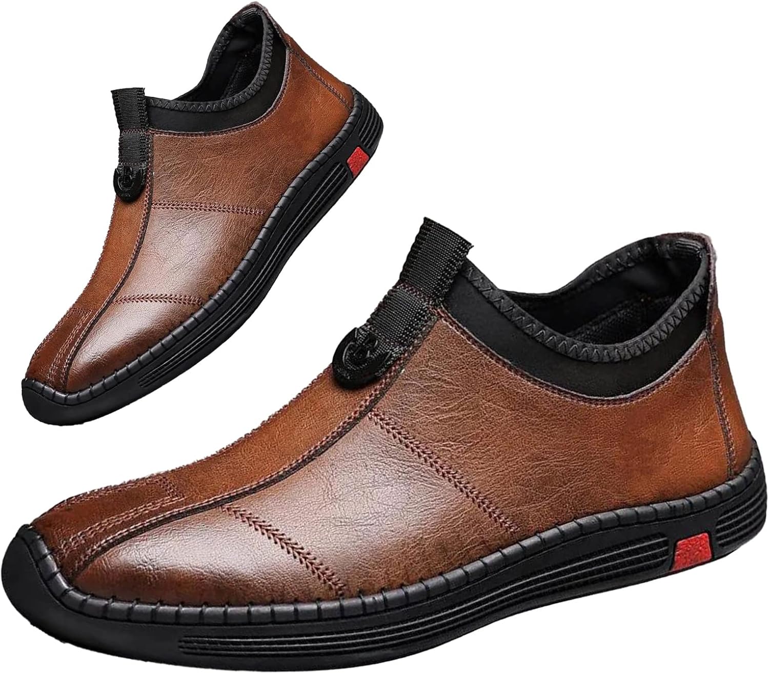 Мужские кожаные лоферы на ручной строчке, модные ботинки-чукка из телячьей кожи до щиколотки с термальной бархатной подкладкой и невидимым увеличением роста Angrymonkey, коричневый
Мужские кожаные лоферы на ручной строчке, модные ботинки-чукка из телячьей кожи до щиколотки с термальной бархатной подкладкой и невидимым увеличением роста Angrymonkey, коричневый