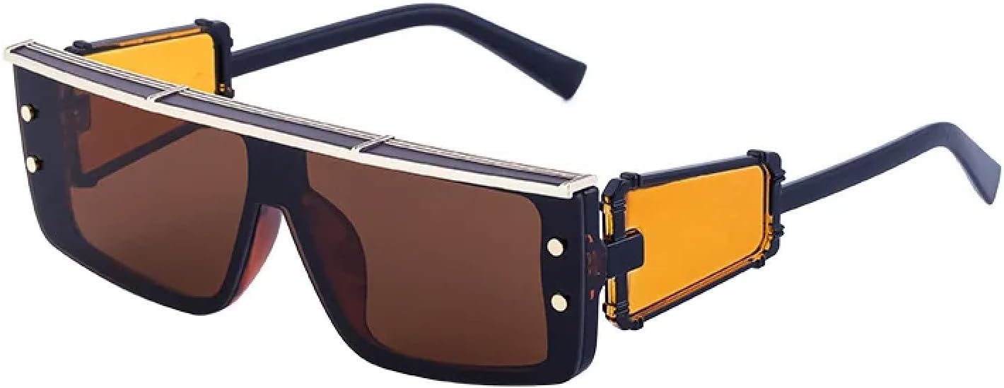 Винтажные солнцезащитные очки в стиле стимпанк с заклепками для женщин и мужчин, роскошные солнцезащитные очки в стиле панк, модные солнцезащитные очки TKKTLLT, Tea Tea
Винтажные солнцезащитные очки в стиле стимпанк с заклепками для женщин и мужчин, роскошные солнцезащитные очки в стиле панк, модные солнцезащитные очки TKKTLLT, Tea Tea