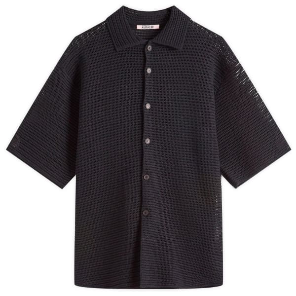 Рубашка из хлопчатобумажной сетки с короткими рукавами Auralee, синий
Рубашка из хлопчатобумажной сетки с короткими рукавами Auralee, синий