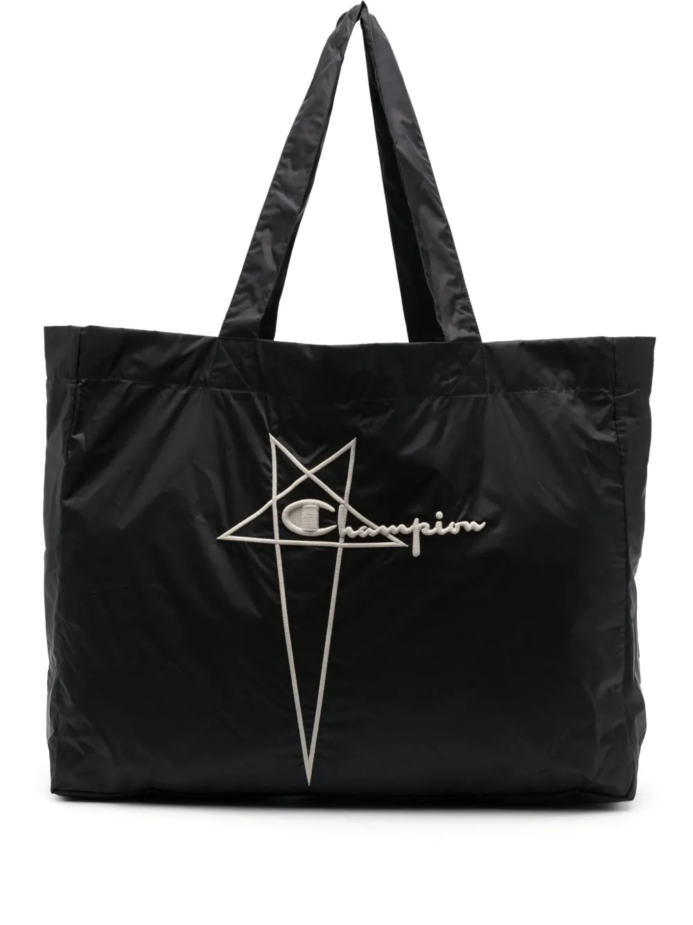 Сумка-тоут с вышитым логотипом Rick Owens X Champion, черный
Сумка-тоут с вышитым логотипом Rick Owens X Champion, черный