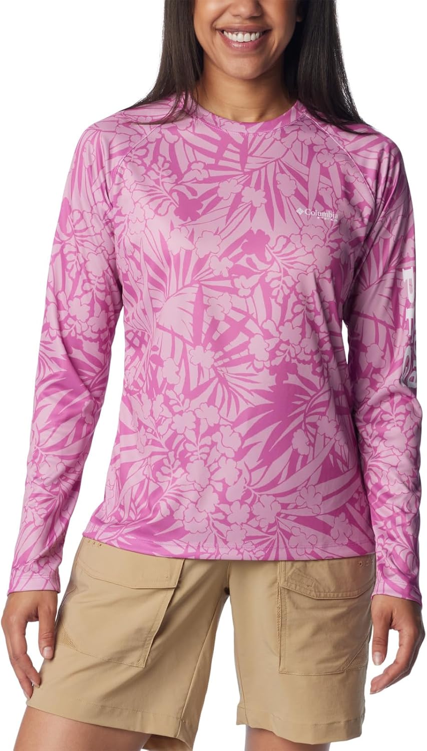 Женская футболка Columbia Super Tidal с длинным рукавом, Bright Lavender Tropictones, Розовый, Женская футболка Columbia Super Tidal с длинным рукавом, Bright Lavender Tropictones
Женская футболка Columbia Super Tidal с длинным рукавом, Bright Lavender Tropictones, Розовый, Женская футболка Columbia Super Tidal с длинным рукавом, Bright Lavender Tropictones