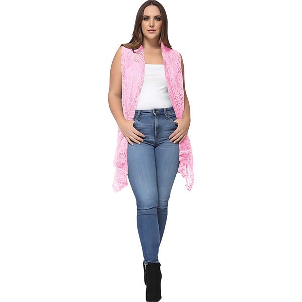 Женский кардиган-накидка без рукавов в стиле бохо с кружевом, plus size Anna-Kaci, Pink, Розовый, Женский кардиган-накидка без рукавов в стиле бохо с кружевом, plus size Anna-Kaci, Pink
Женский кардиган-накидка без рукавов в стиле бохо с кружевом, plus size Anna-Kaci, Pink, Розовый, Женский кардиган-накидка без рукавов в стиле бохо с кружевом, plus size Anna-Kaci, Pink