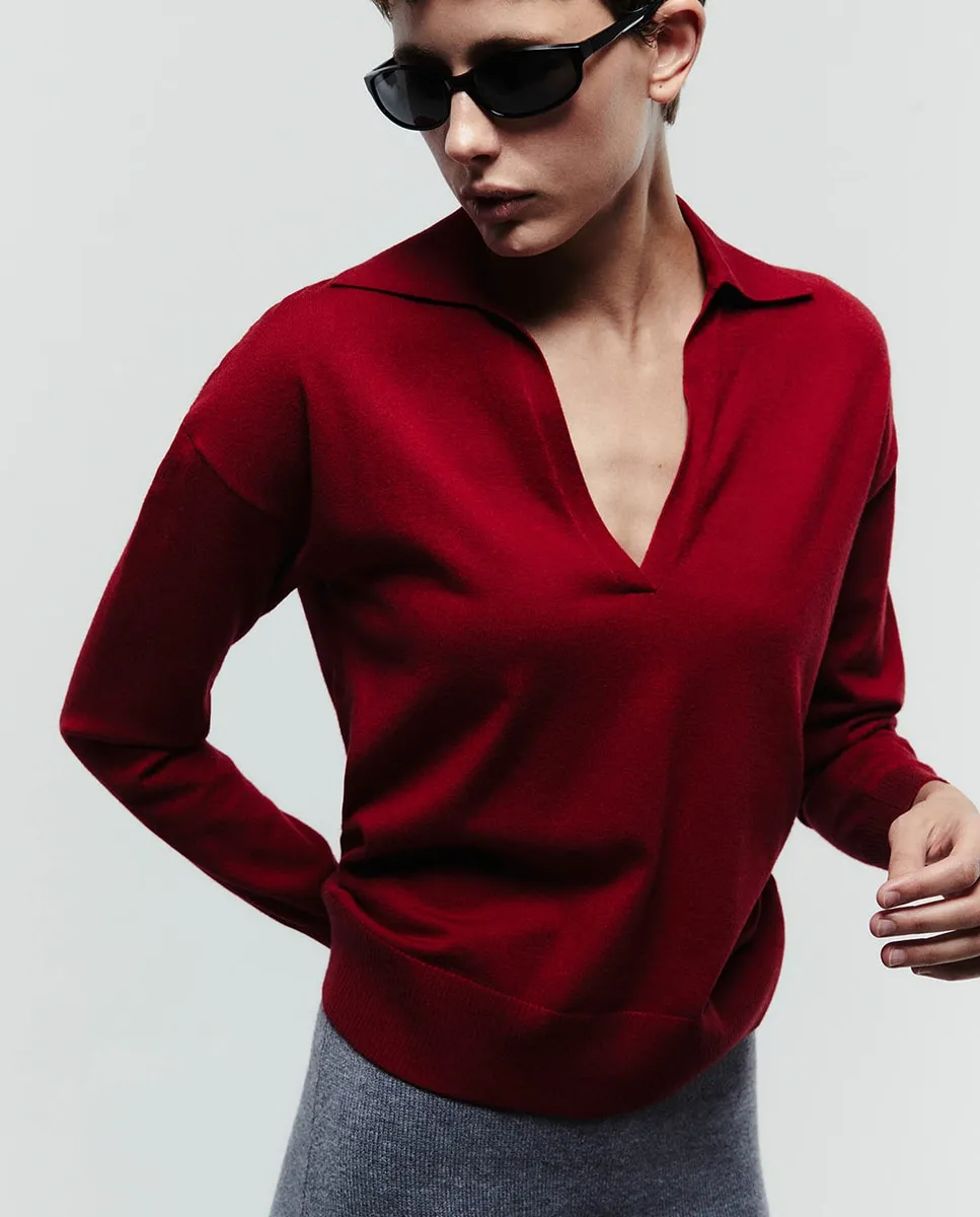 Поло с воротником Sfera, красный
Поло с воротником Sfera, красный