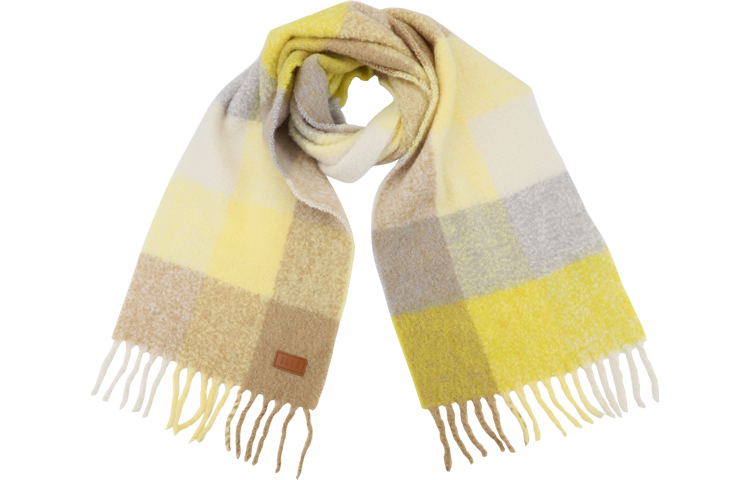 Вязаный шарф Unisex ELLE, warm camel plaid
Вязаный шарф Unisex ELLE, warm camel plaid