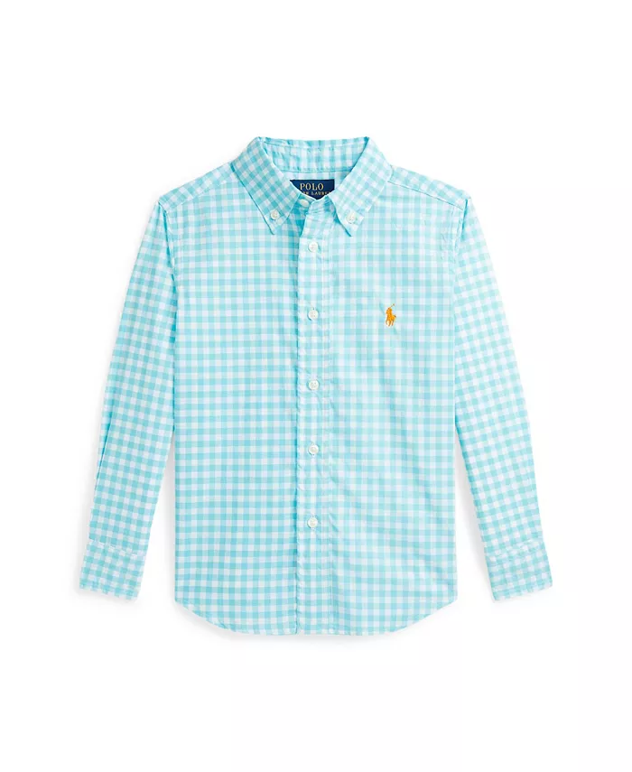 Рубашка из поплина в клетку для малышей и мальчиков Polo Ralph Lauren, мультиколор
Рубашка из поплина в клетку для малышей и мальчиков Polo Ralph Lauren, мультиколор